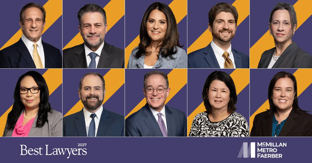 2027 Best Lawyers McMillan Metro Faerber
